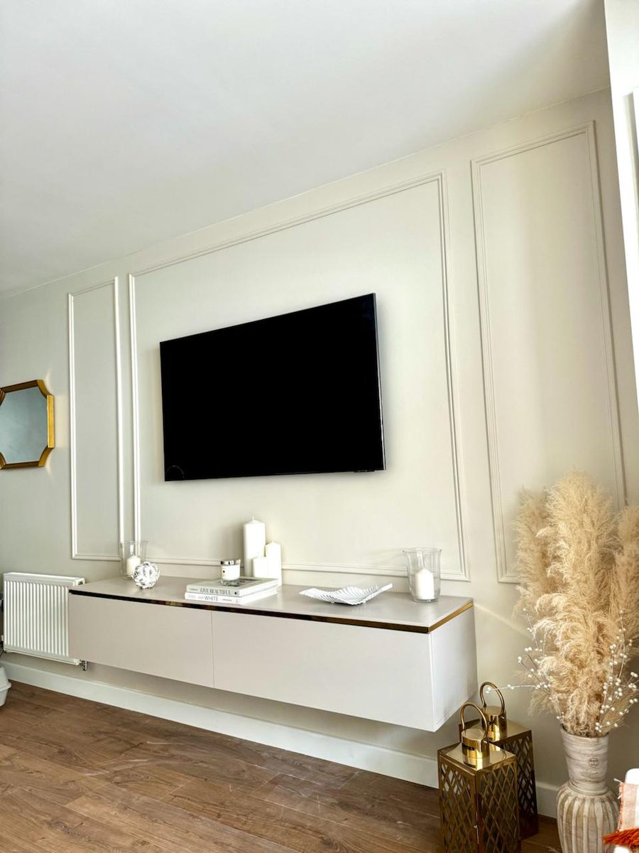 After — transformed new build flat by Maison Zohora